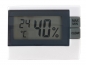 Preview: Mini Thermo- Hygrometer digital - weiß - selbstklebend